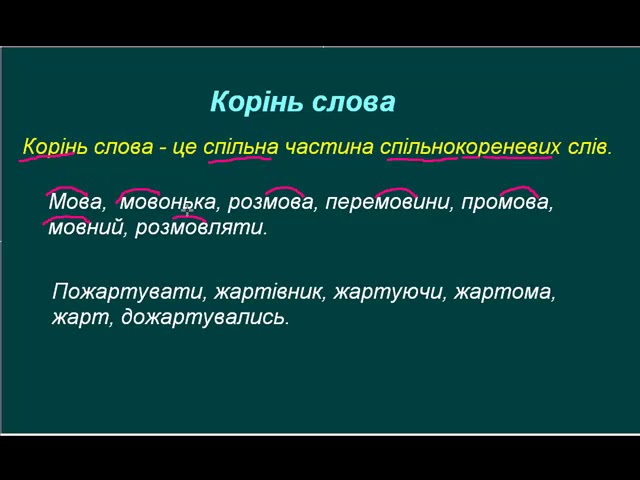 Корінь слова