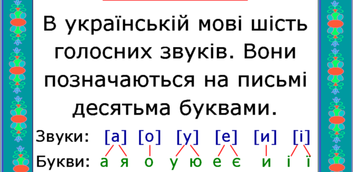 Звуки в українській мові