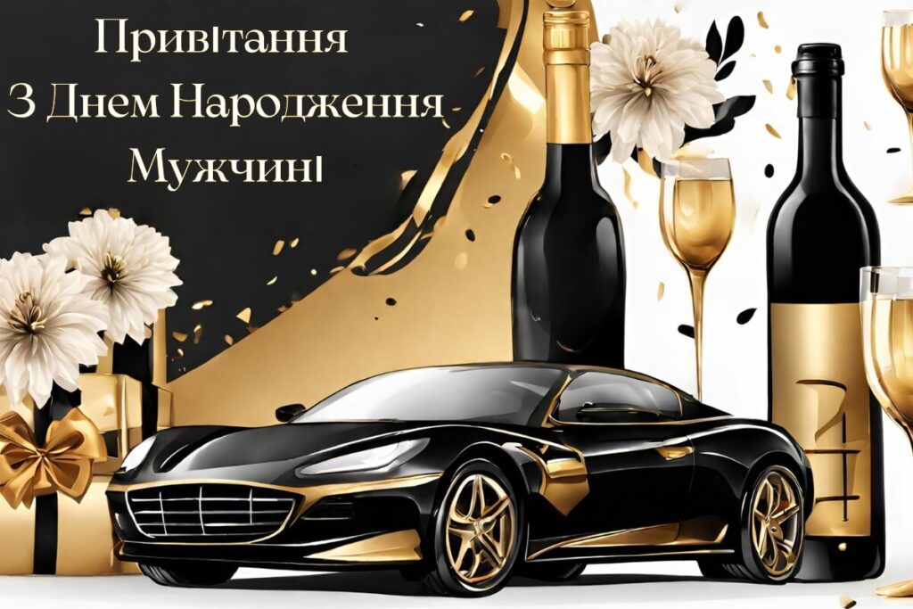 Привітання з днем народження для чоловіків