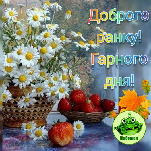 Доброго ранку гарного дня